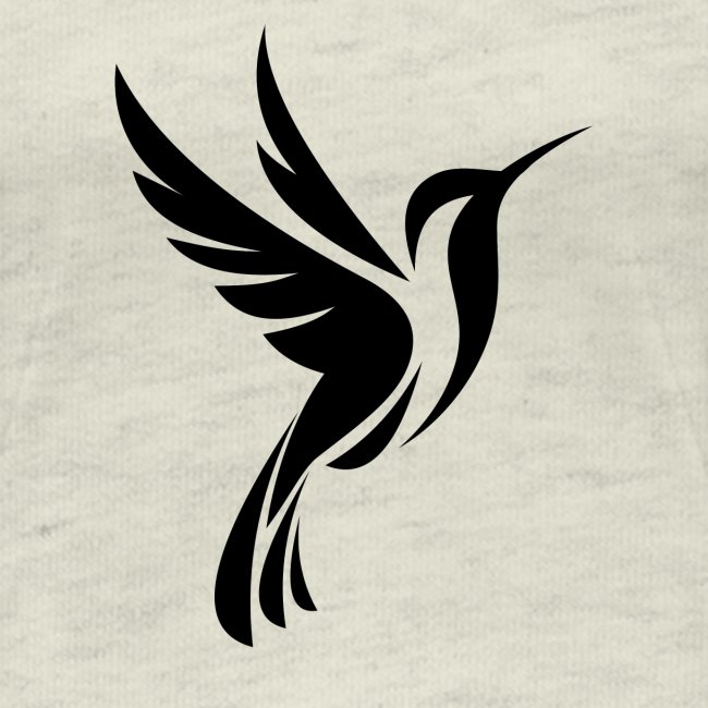 Hummingbird Spot Logo in Black