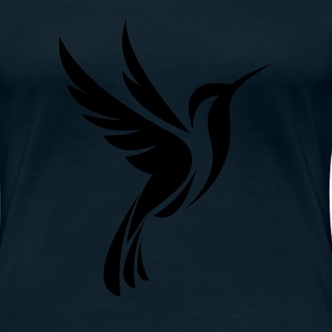 Hummingbird Spot Logo in Black