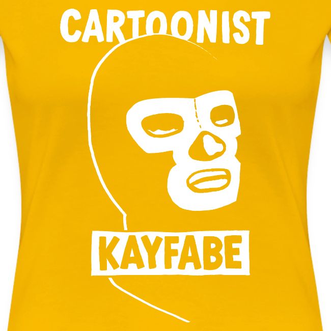 Cartoonist Kayfabe Wrestling Mask