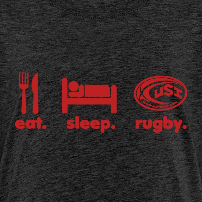 eat sleep rugby red
