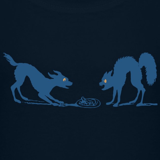 Dog vs Cat Food Fight