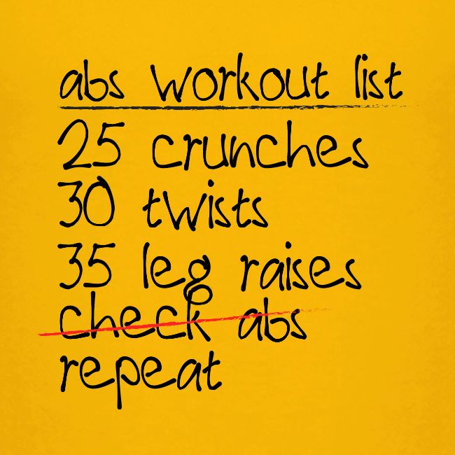 Abs Workout List