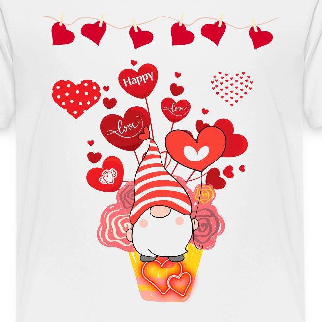 Design wrapped in love hearts, vibrating in love.
