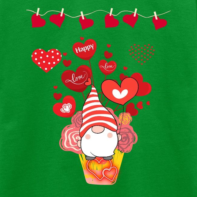 Design wrapped in love hearts, vibrating in love.
