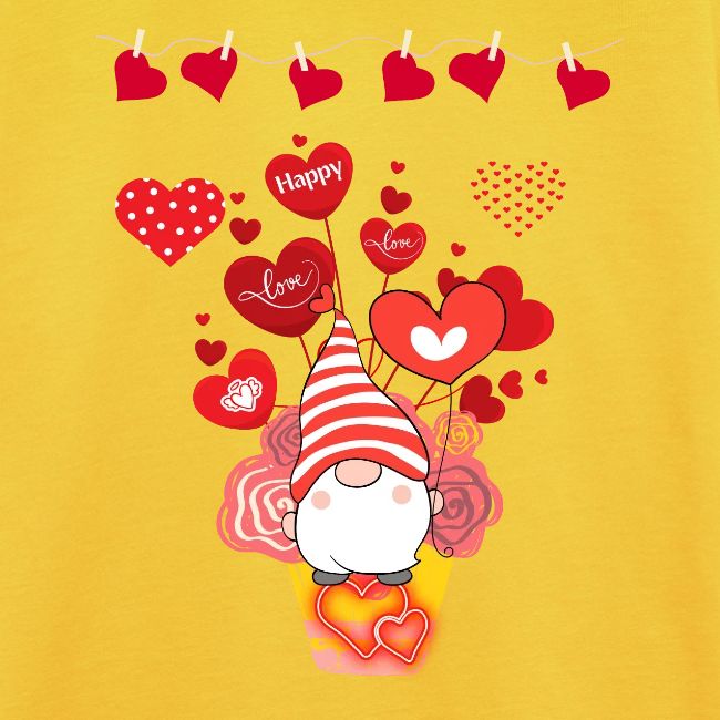 Design wrapped in love hearts, vibrating in love.