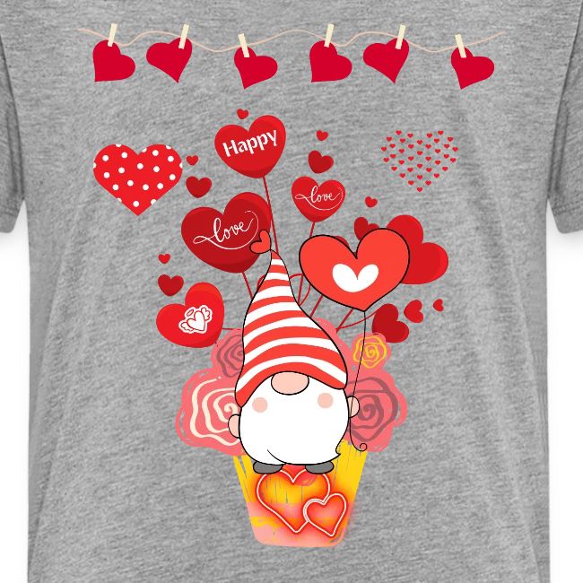 Design wrapped in love hearts, vibrating in love.