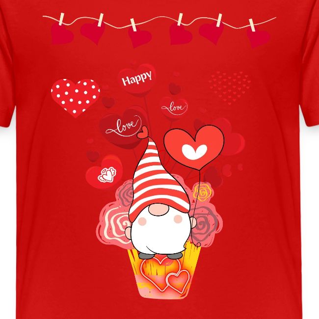 Design wrapped in love hearts, vibrating in love.