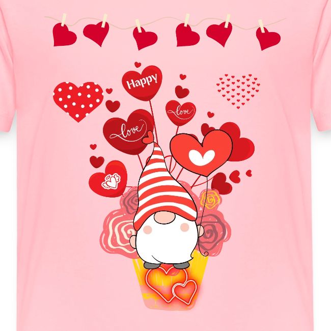 Design wrapped in love hearts, vibrating in love.