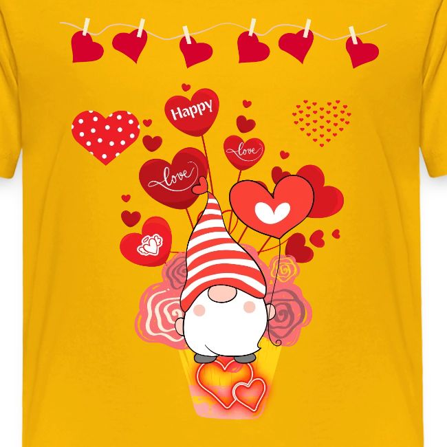 Design wrapped in love hearts, vibrating in love.