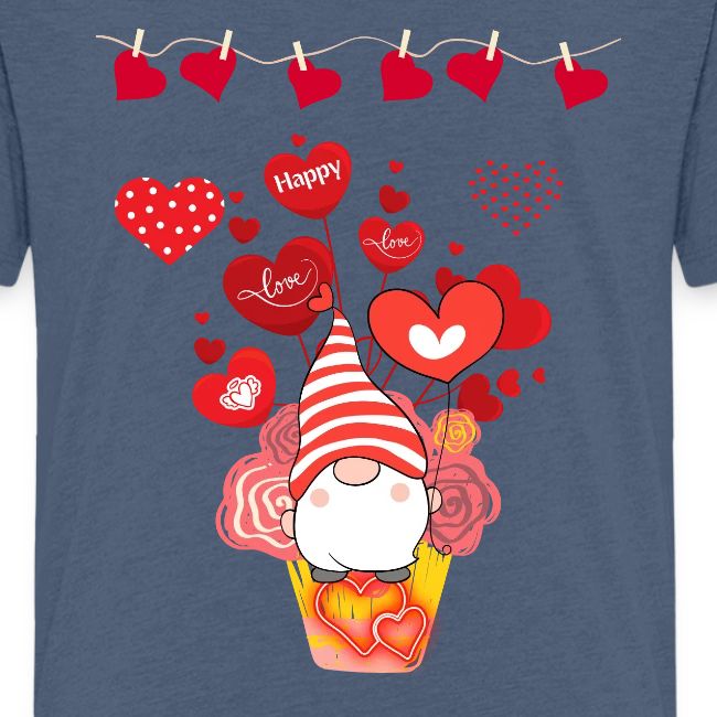 Design wrapped in love hearts, vibrating in love.