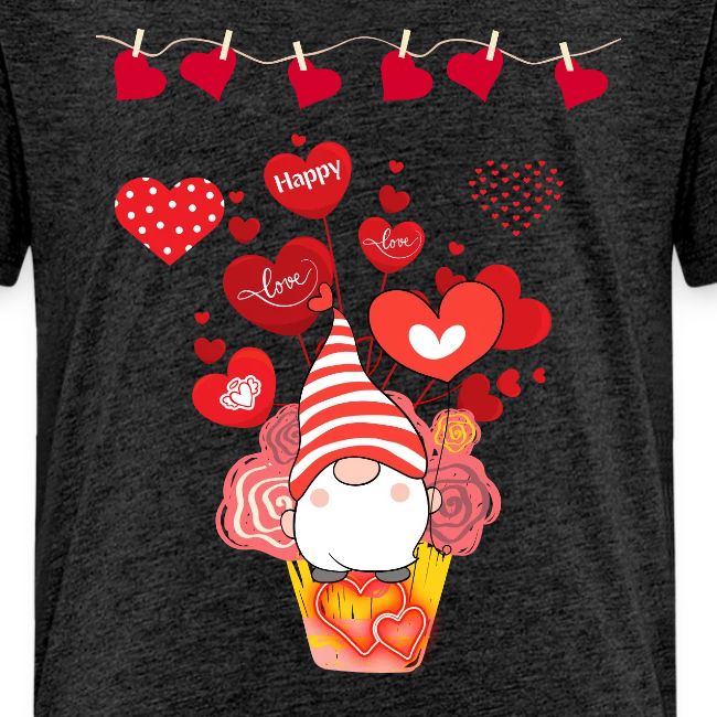Design wrapped in love hearts, vibrating in love.