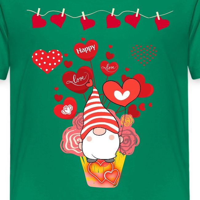 Design wrapped in love hearts, vibrating in love.