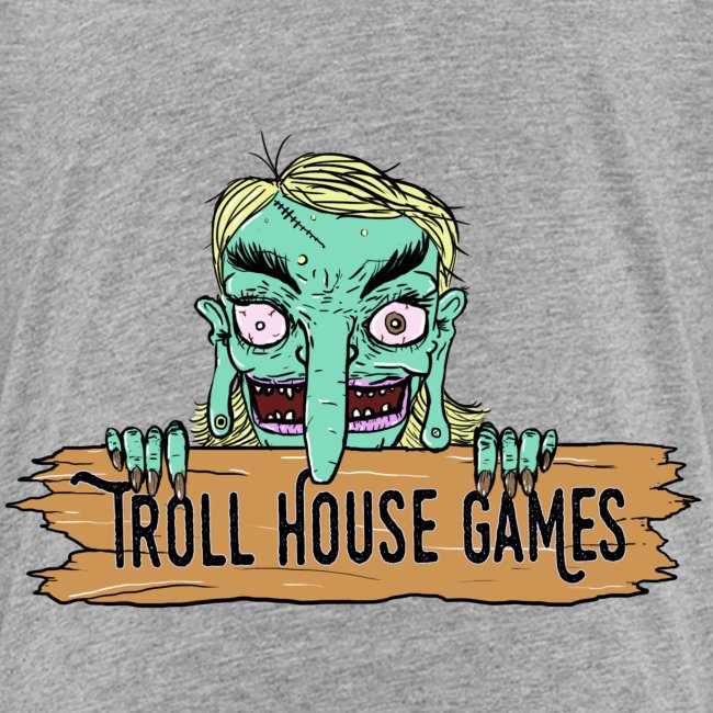 Troll House Games Cartoon Logo