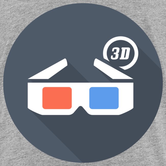3D glasses - Badge