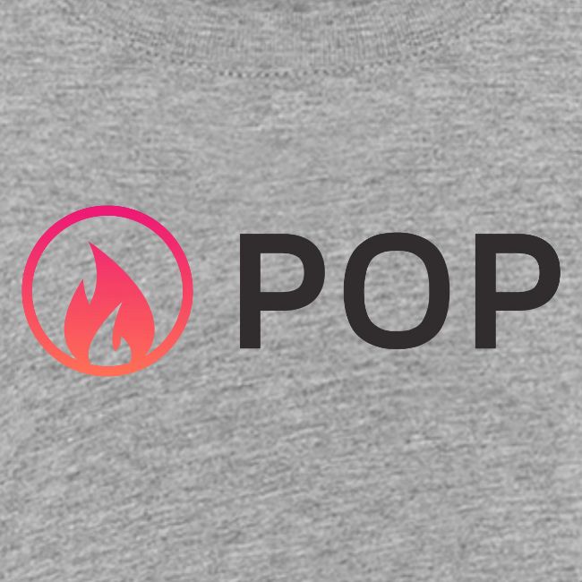 pop logo black