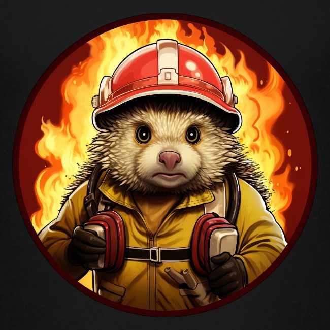 Hedgehog Firefighter