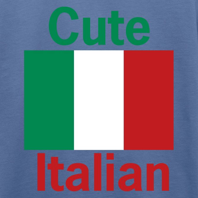 cute italian flag 3 colors