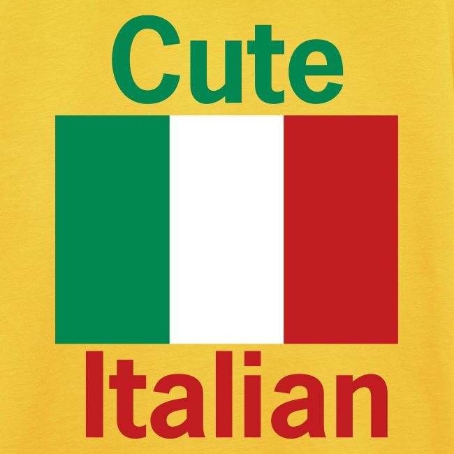 cute italian flag 3 colors