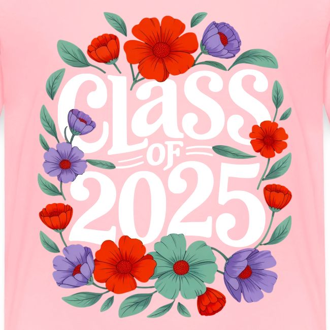 2025 Senior Graduation Gift Floral T-shirts