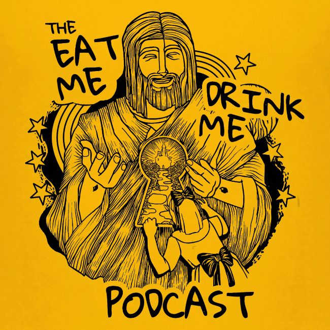 Eat Me Drink Me Podcast revamped logo