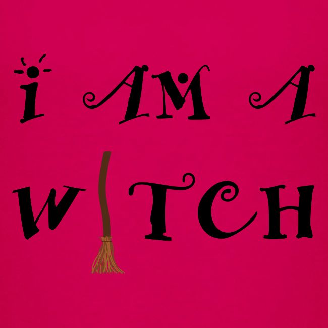 I Am A Witch Word Art