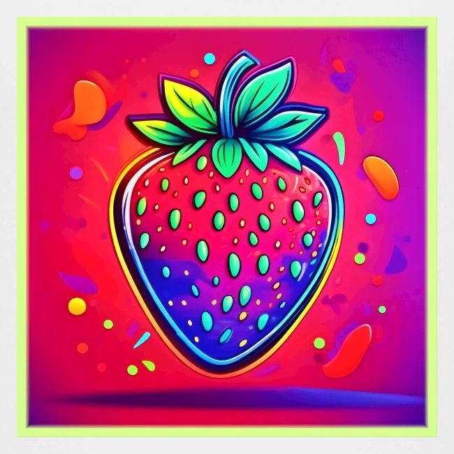 Neon Strawberry Pop