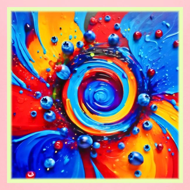 Vibrant Berry Vortex