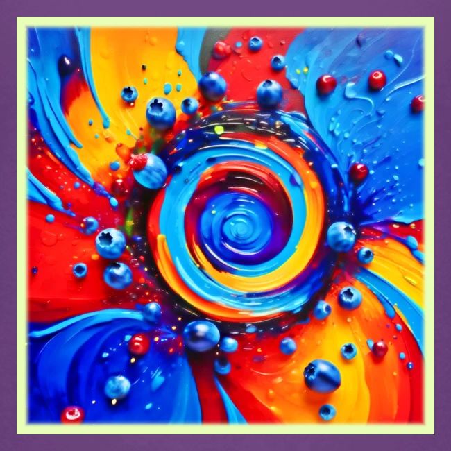 Vibrant Berry Vortex