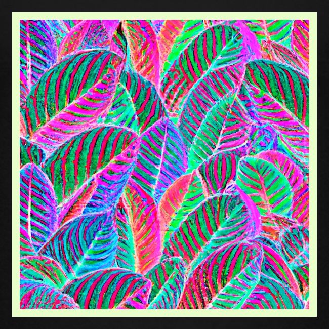 Vivid Leaf Pattern Design