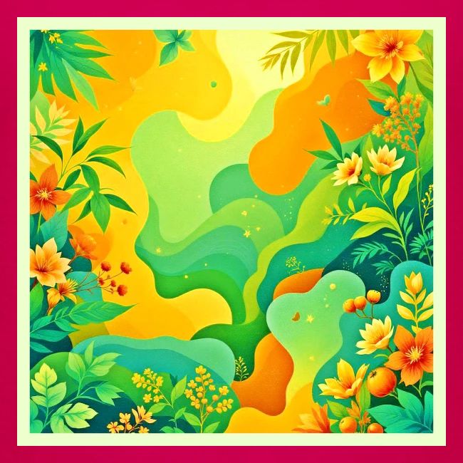 Tropical Foliage Abstract