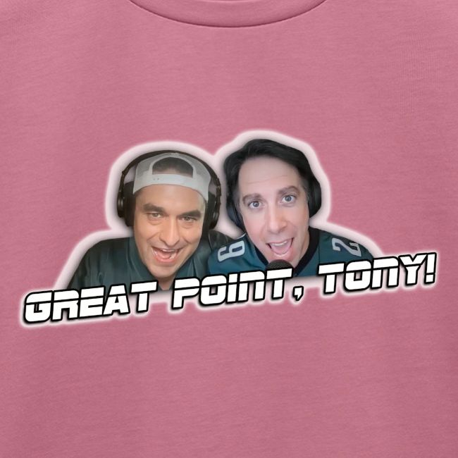 GREAT POINT, TONY! (with glow)