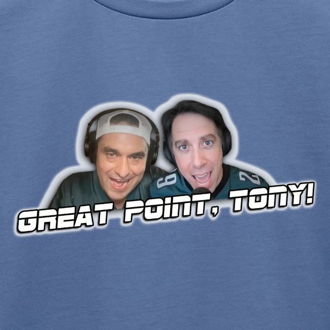 GREAT POINT, TONY! (with glow)