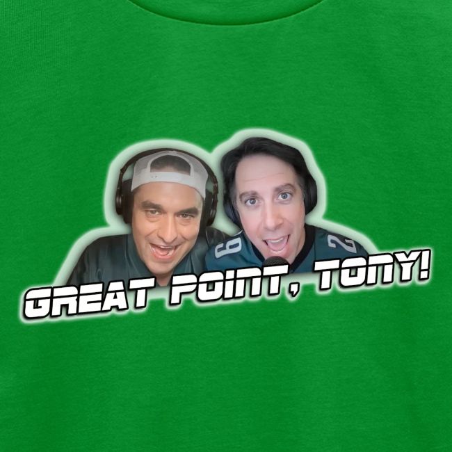 GREAT POINT, TONY! (with glow)