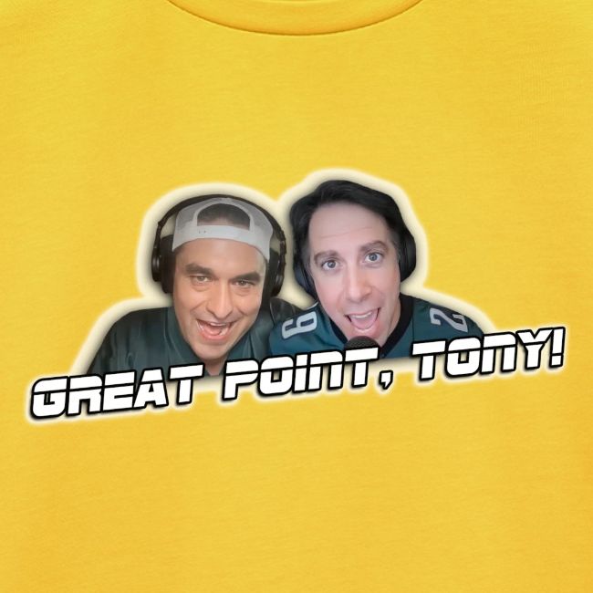 GREAT POINT, TONY! (with glow)