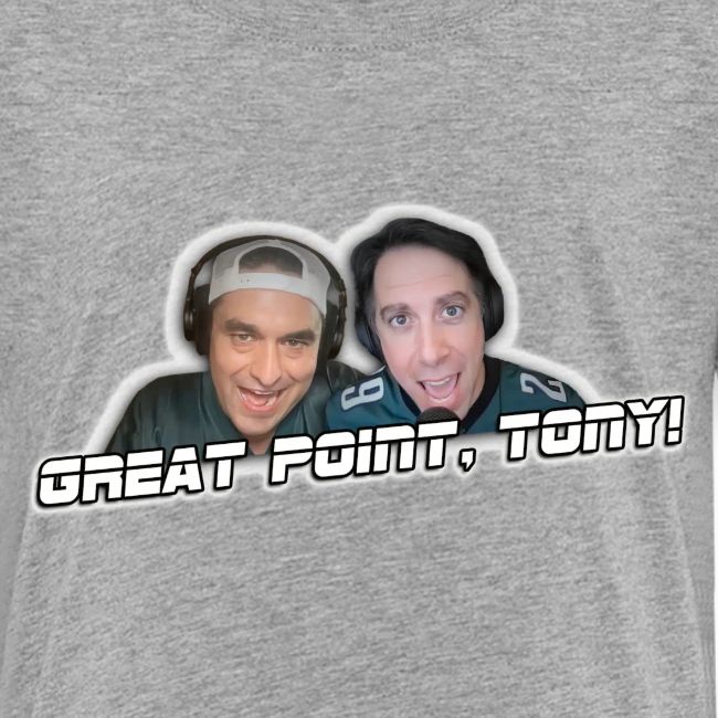 GREAT POINT, TONY! (with glow)