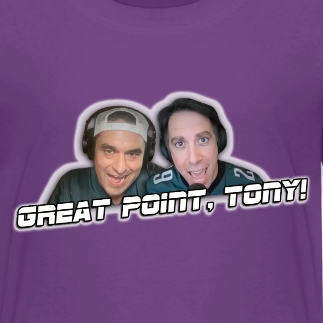 GREAT POINT, TONY! (with glow)