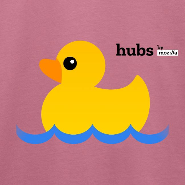 Hubs Duck - Wordmark and Water