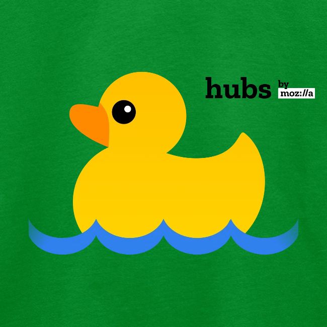 Hubs Duck - Wordmark and Water