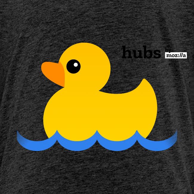 Hubs Duck - Wordmark and Water
