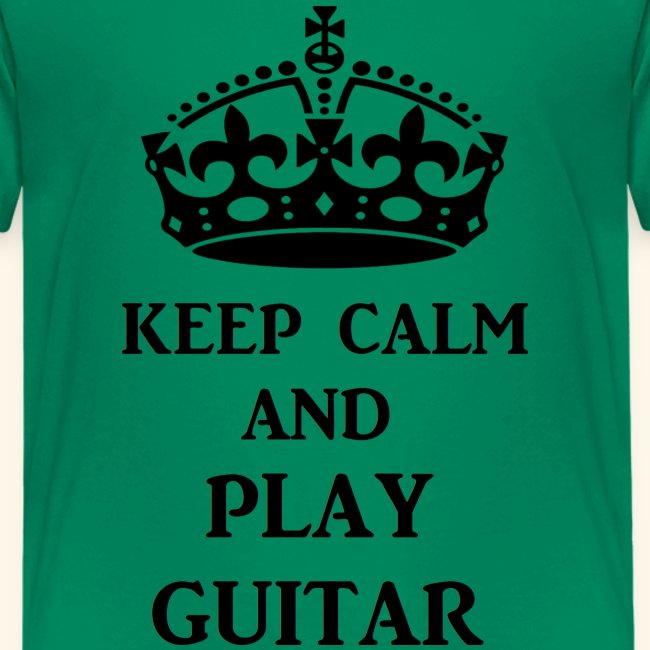 keep calm play guitar blk