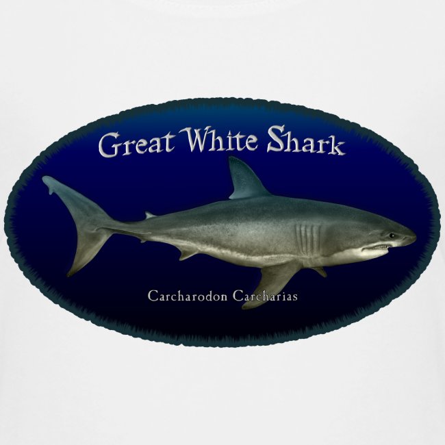 Great White Shark Oval