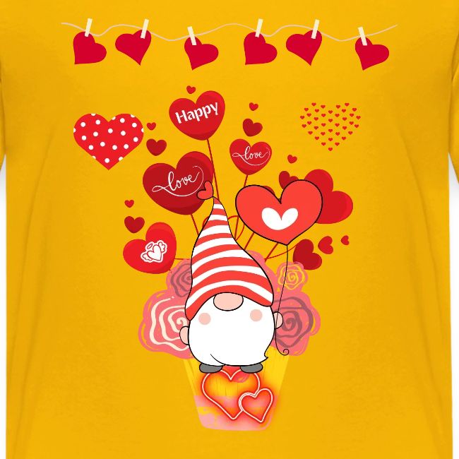 Design wrapped in love hearts, vibrating in love.