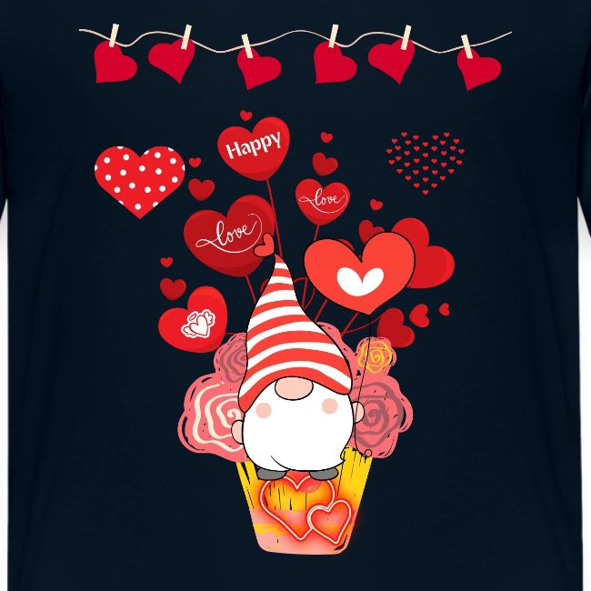 Design wrapped in love hearts, vibrating in love.