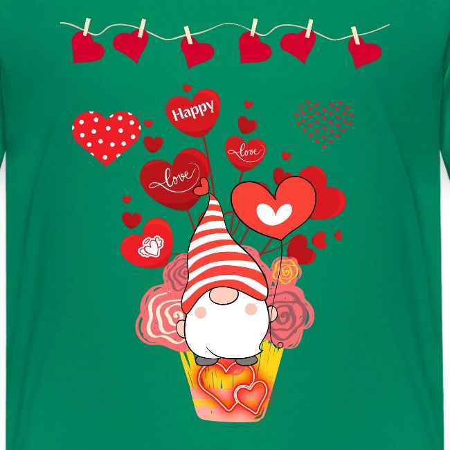 Design wrapped in love hearts, vibrating in love.