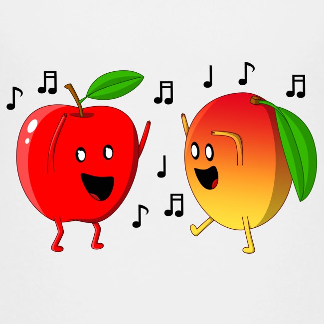 Dancing Apple and Mango