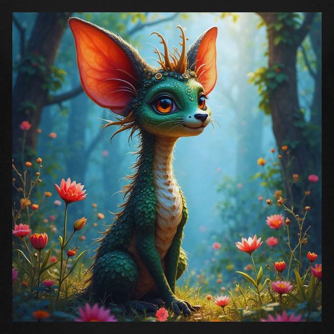 Fantasy Forest Character with Magical Vibe