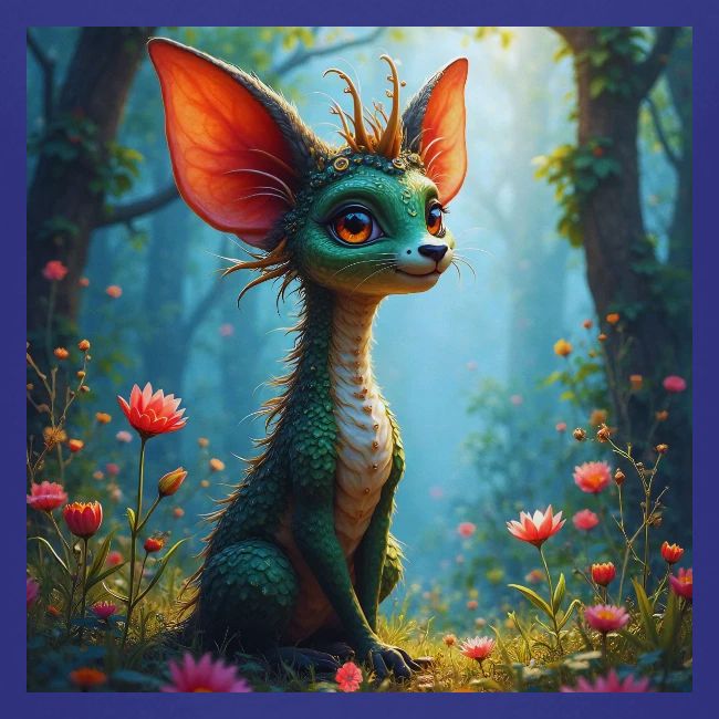 Fantasy Forest Character with Magical Vibe