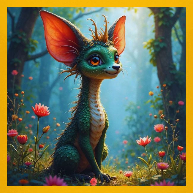 Fantasy Forest Character with Magical Vibe