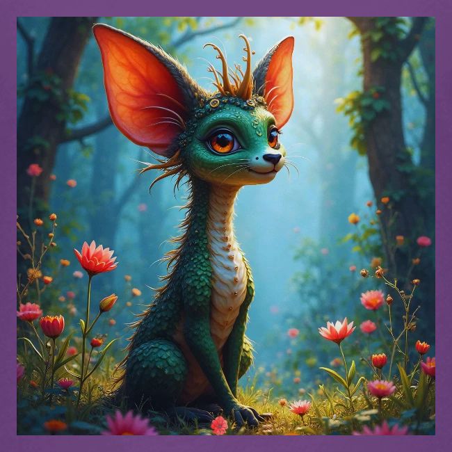 Fantasy Forest Character with Magical Vibe