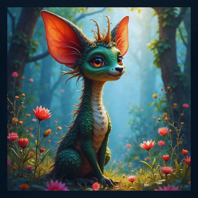 Fantasy Forest Character with Magical Vibe